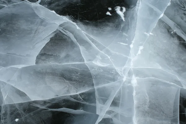 碎的冰纹理 — 图库照片