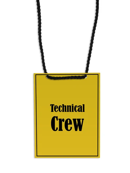 Technical crew stage pass — Stock Photo, Image
