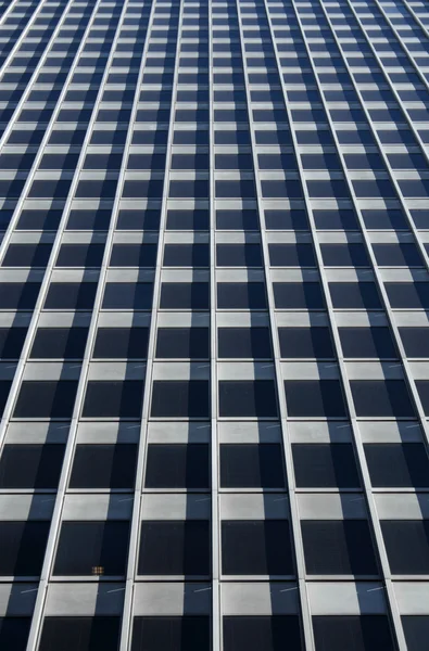 Concrete glass-windowed wall — Stock Photo, Image