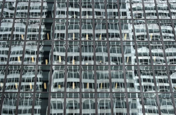 Abstract reflections in the corporate building — Stock Photo, Image