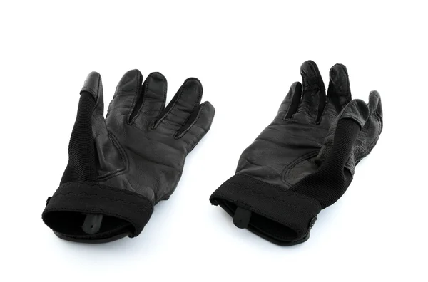 Těstíčku černých baseballové rukavice — Stock fotografie