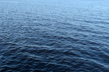 Blue rippled water