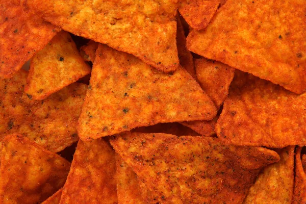 Hot Mais Chips Hintergrund — Stockfoto