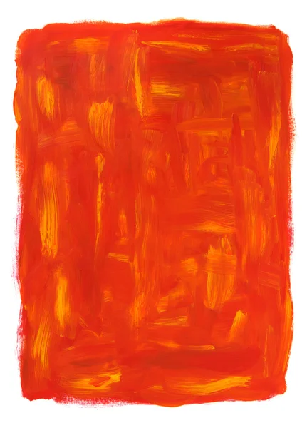 Vibrant orange abstract oil painting — Stock Photo, Image