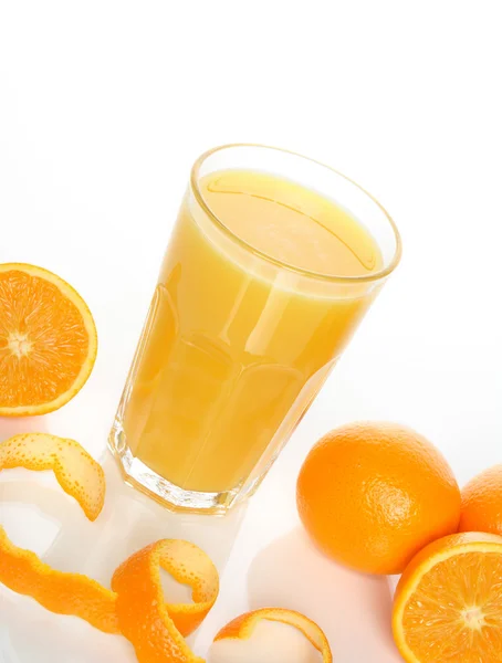 Glass of orange juice — Stock Photo, Image