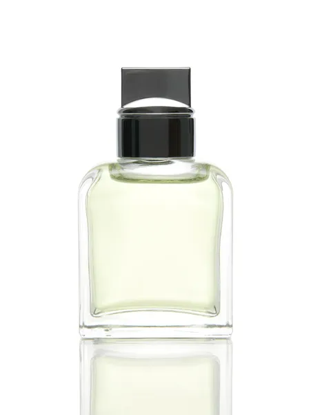 Parfumfles met reflectie — Stockfoto