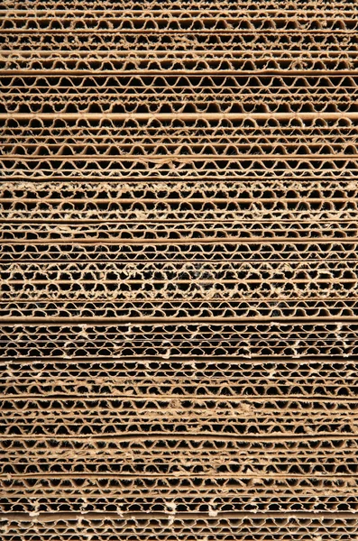 Cartone ondulato texture — Foto Stock