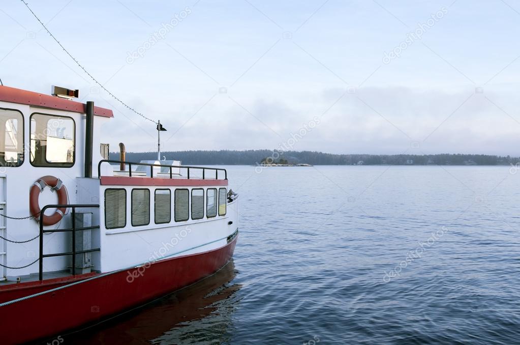 Passenger ship on water