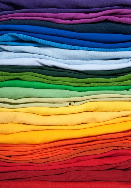 Regenboog kleren achtergrond — Stockfoto