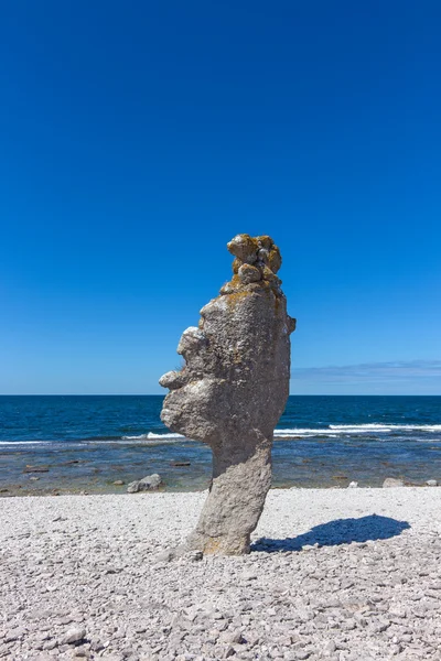 Rock formation on Fårö island in Sweden — Stock Photo, Image