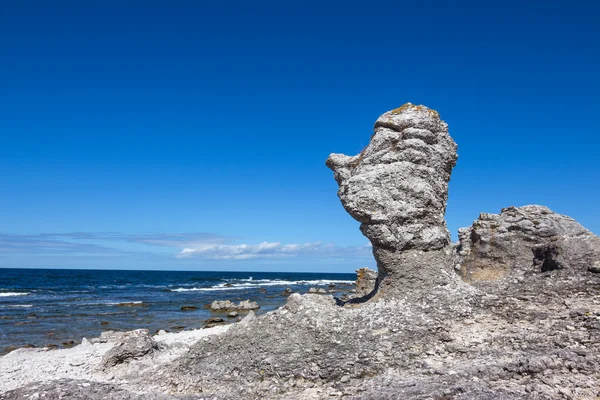 Cliffs on Fårö island in Sweden — Stock Photo, Image