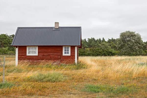 Traditionelles schwedisches Haus — Stockfoto