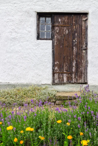 Eingang zu einem ländlichen Haus — Stockfoto