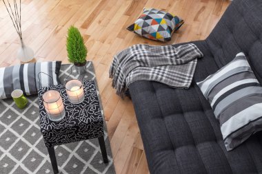 dinlenmek için oturma odası