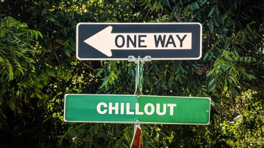 Sokak Chillout için yön yolu Imzala