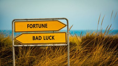 Sokak İmza Fortune ve Bad Luck için Yön Way