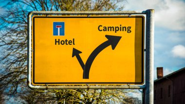 Sokak İmza Kamp ve Otel için Yön Yolu