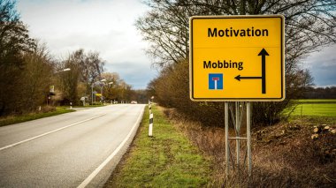 Sokak Imzaya karşı motivasyon ve Mobbing yön yolu