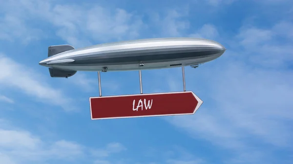 Utca Jel Irány Törvény — Stock Fotó