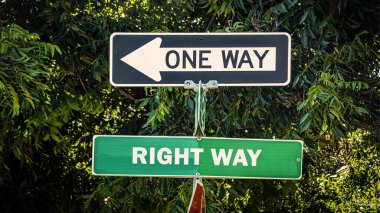 Sokak doğru yol yön Imzala