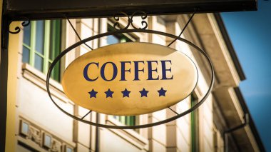 Sokak kahve yönü Imza yol