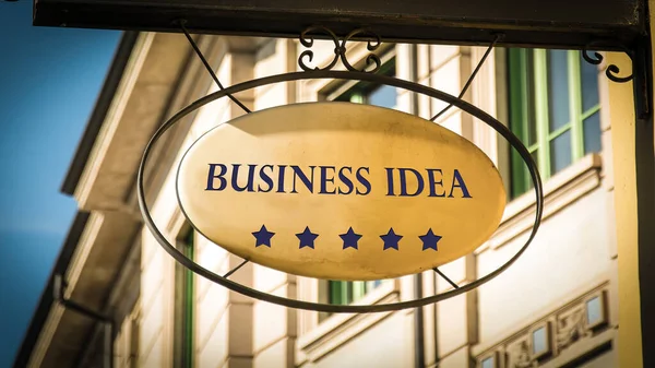 Rua Assine Direção Way Business Idea — Fotografia de Stock