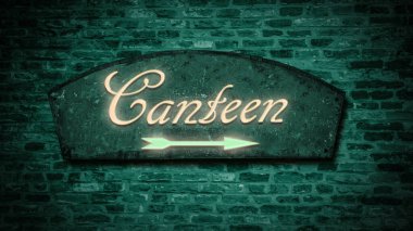 Sokak Işareti yön yol Canteen için