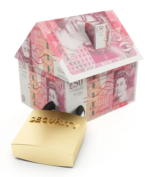 Secure house pounds — Stock Photo, Image