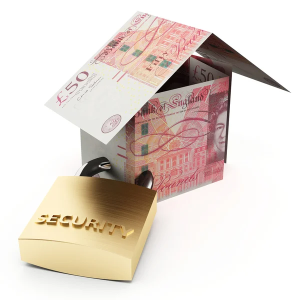 Secure house pounds — Stock Photo, Image