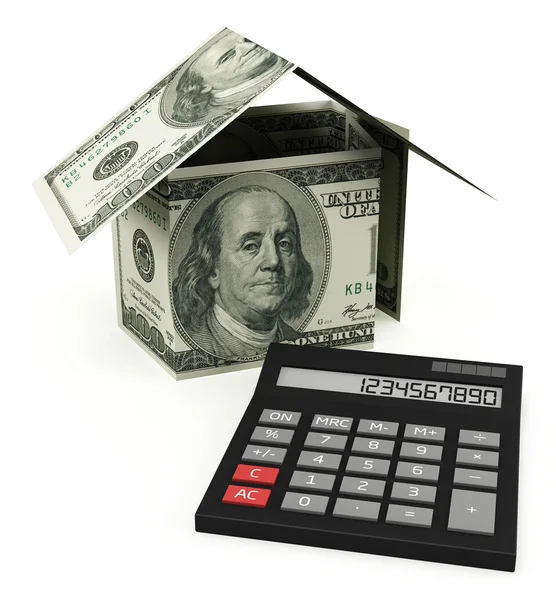 Mortgage calculator — Stock Photo, Image