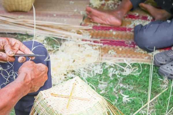 Tissage de panier — Photo