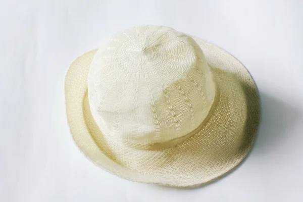 Biały kapelusz — Zdjęcie stockowe