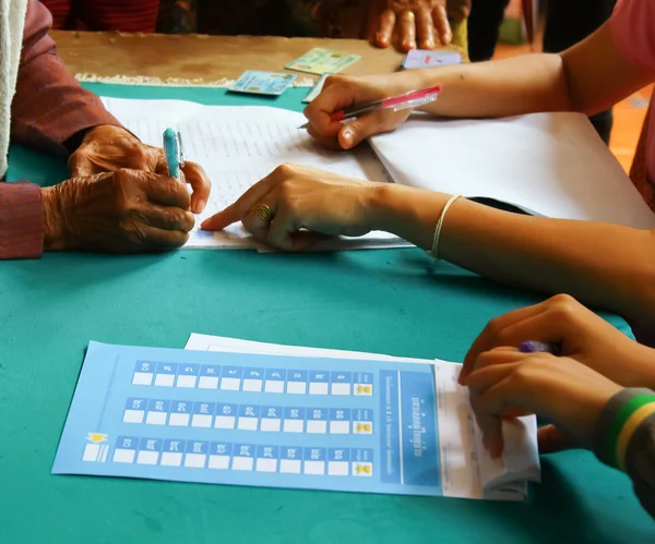 Election leaders in Thailand — Stock Photo, Image