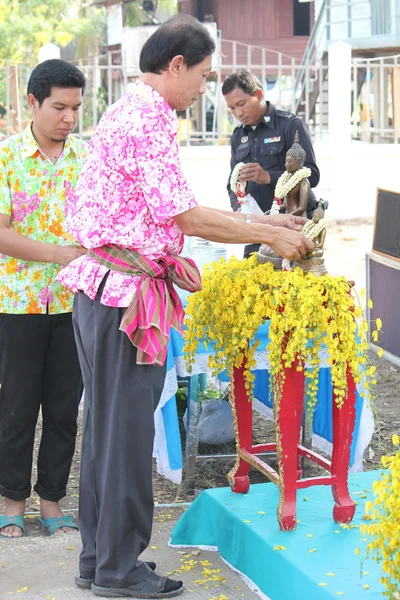 Φεστιβάλ Songkran στην Ταϊλάνδη — Φωτογραφία Αρχείου