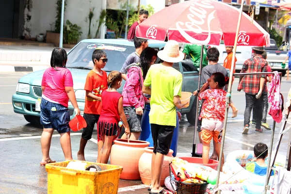 Songkran Festival in Thailand — Stock Photo, Image