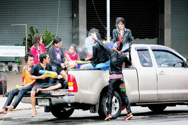 Songkran Festival in Thailand — Stock Photo, Image