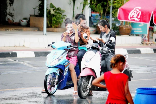 Festival Songkran en Thaïlande — Photo