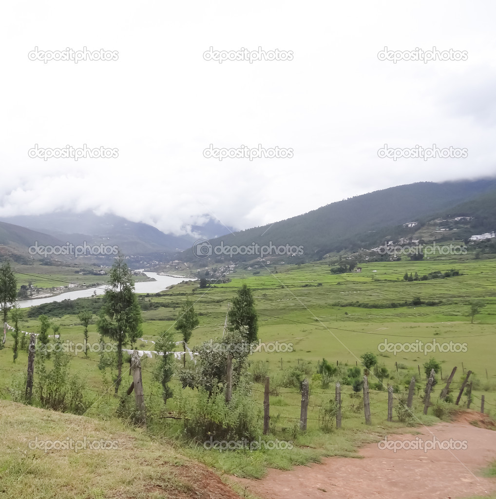 Countryside in Bhutan