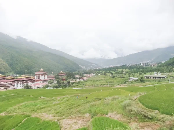 Krajina v Bhútánu — Stock fotografie