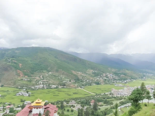 Krajobrazy w Bhutanie — Zdjęcie stockowe