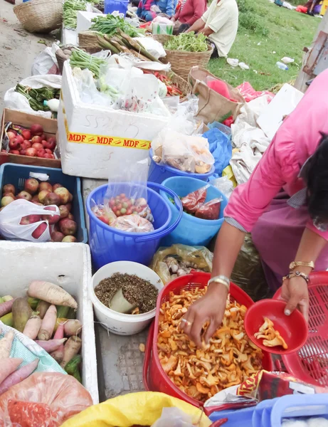 Markt in Bhutan — Stockfoto