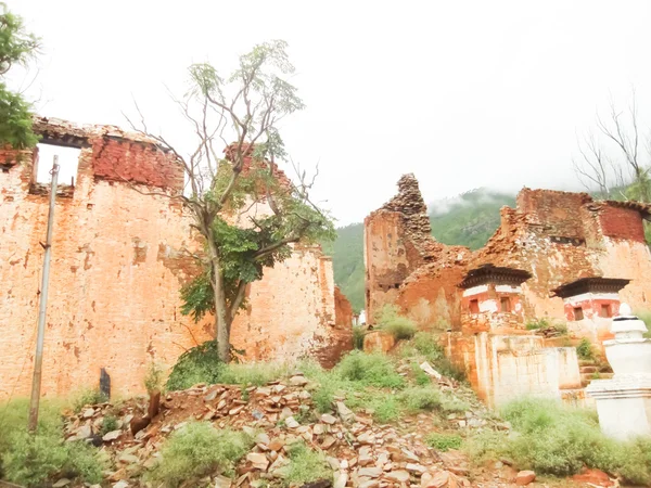 Antika tempel i bhutan — Stockfoto