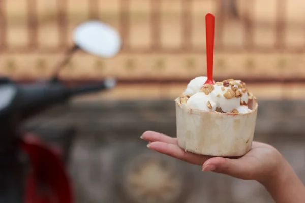 Gelado de coco — Fotografia de Stock