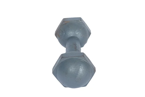 Dumbbell on white background — Stock Photo, Image