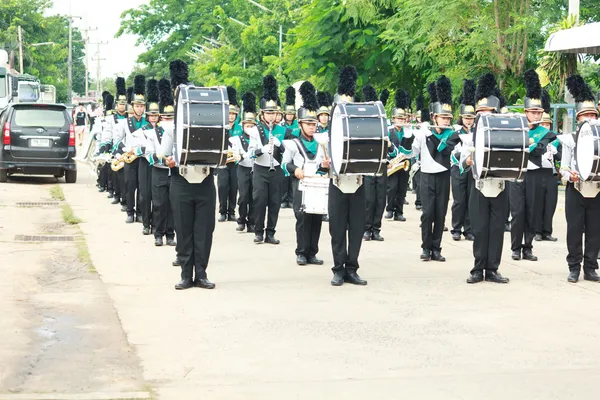 MAHASARAKHAM,THAILANDS - JUNE 26 : Parades of organizing sports tournaments on june 26, in Mahasarakham,Thailand — Stock Photo, Image