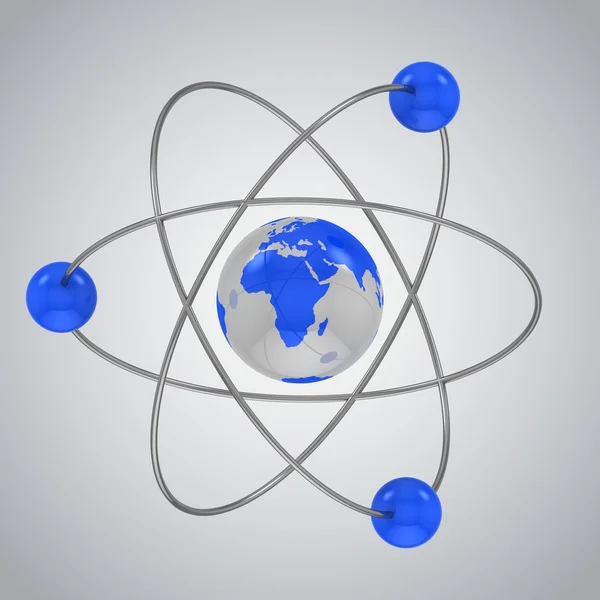 Peace atom — Stock Photo, Image