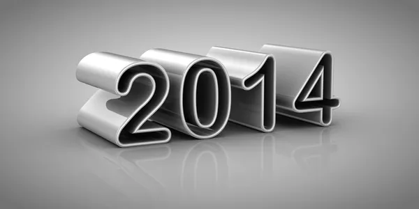 Nieuwe jaar 2014 — Stockfoto