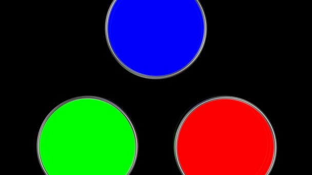 Mezcla de colores (RGB ) — Vídeos de Stock