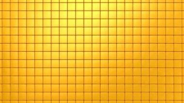 Kutular bir dalga oluşturur. Soyut hareket, iki renk, 3D görüntüleme, 4k çözünürlük