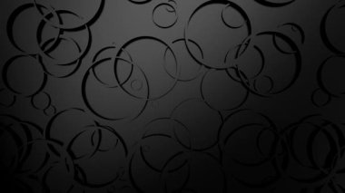 Animasyon Çemberi Arkaplanı. Soyut hareket, döngü, 3D görüntüleme, 4k çözünürlük